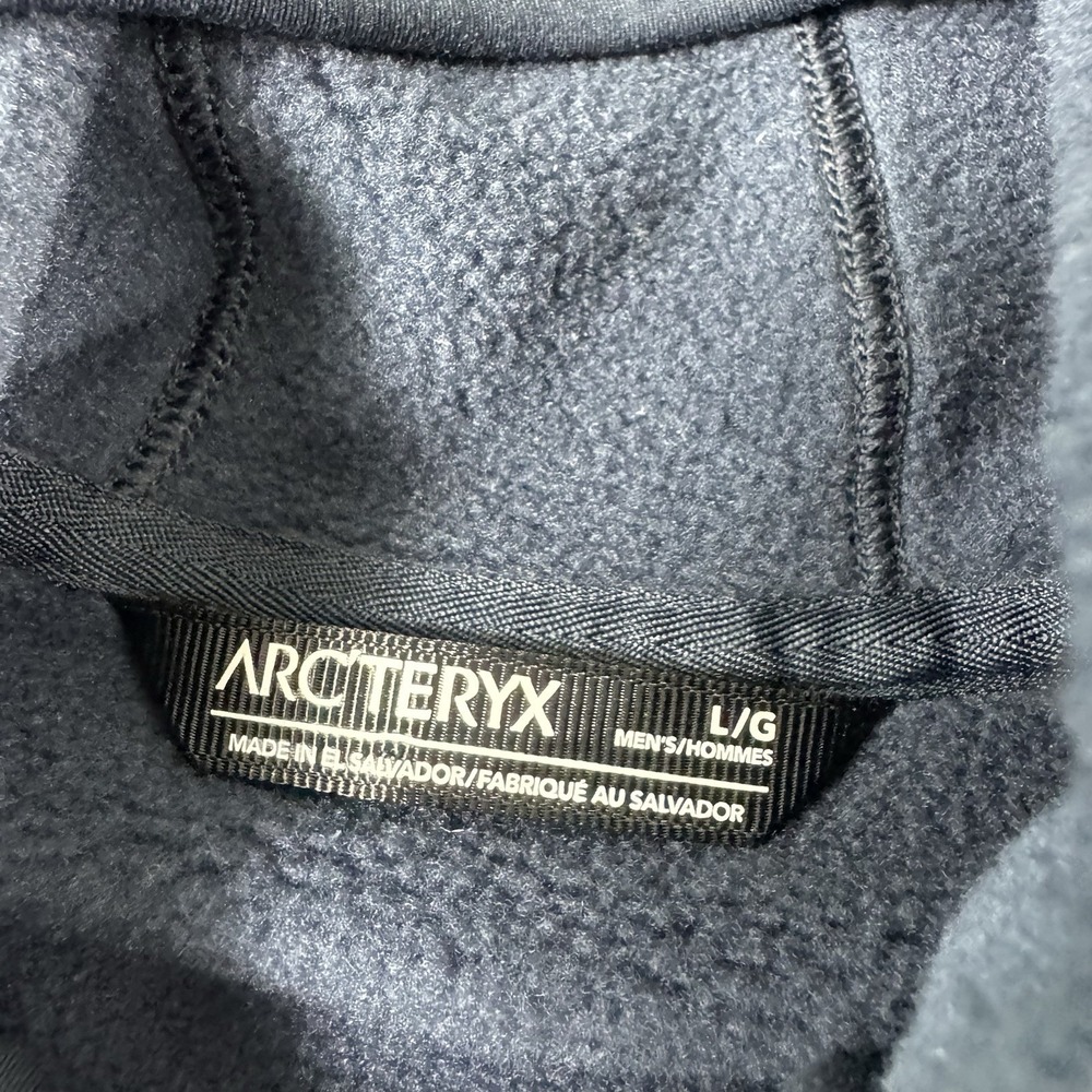Arcteryx Navy Blue Kyanite Hoody Mens Full Zip Jacket Size Large Mint - Picture 4 of 6